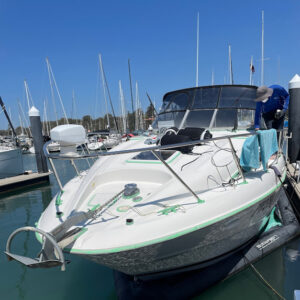 ciera yacht boat detailing front view