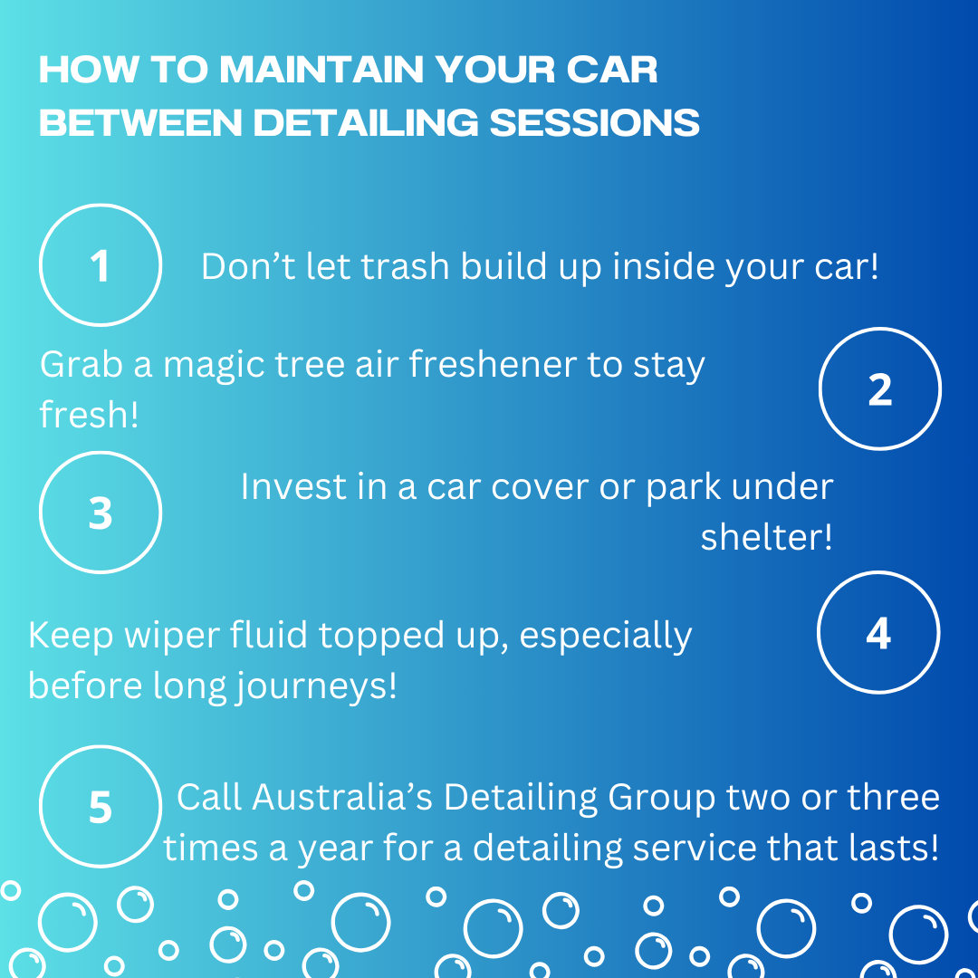 How to Maintain Your Car Between Detailing Sessions - Australia's ...