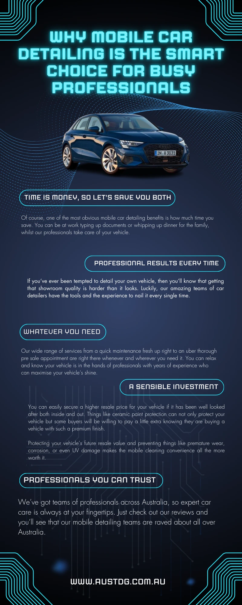 Why Mobile Car Detailing is the Smart Choice for Busy Professionals