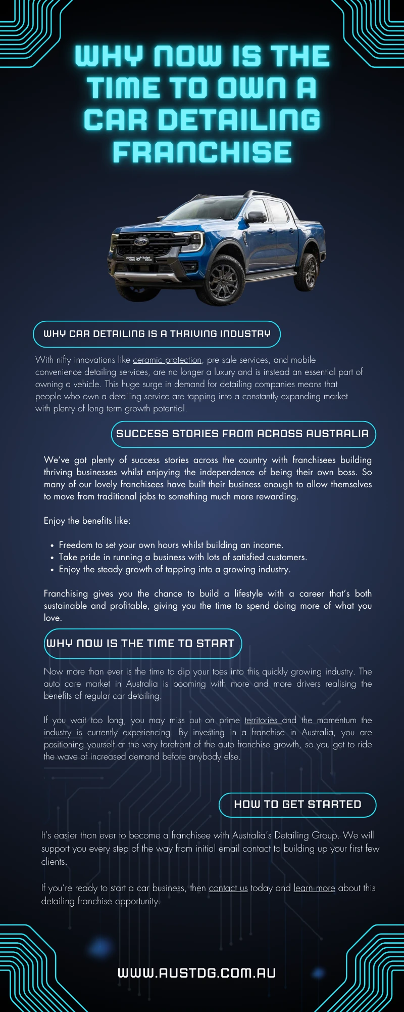 Why Now is the Time to Own a Car Detailing Franchise